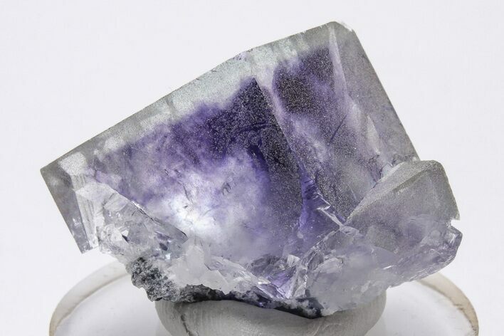 Purple-Zoned Cubic Fluorite Cluster - China #205601